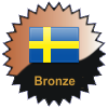 title= Sweden Cacher 
 Auszeichnung für Funde in Prozent der Bundesländer/Regionen von Sweden 
 Knocky737 hat 5% (1 von 21 Bundesländer/Regionen) und braucht 10% weitere zur nächsten Stufe